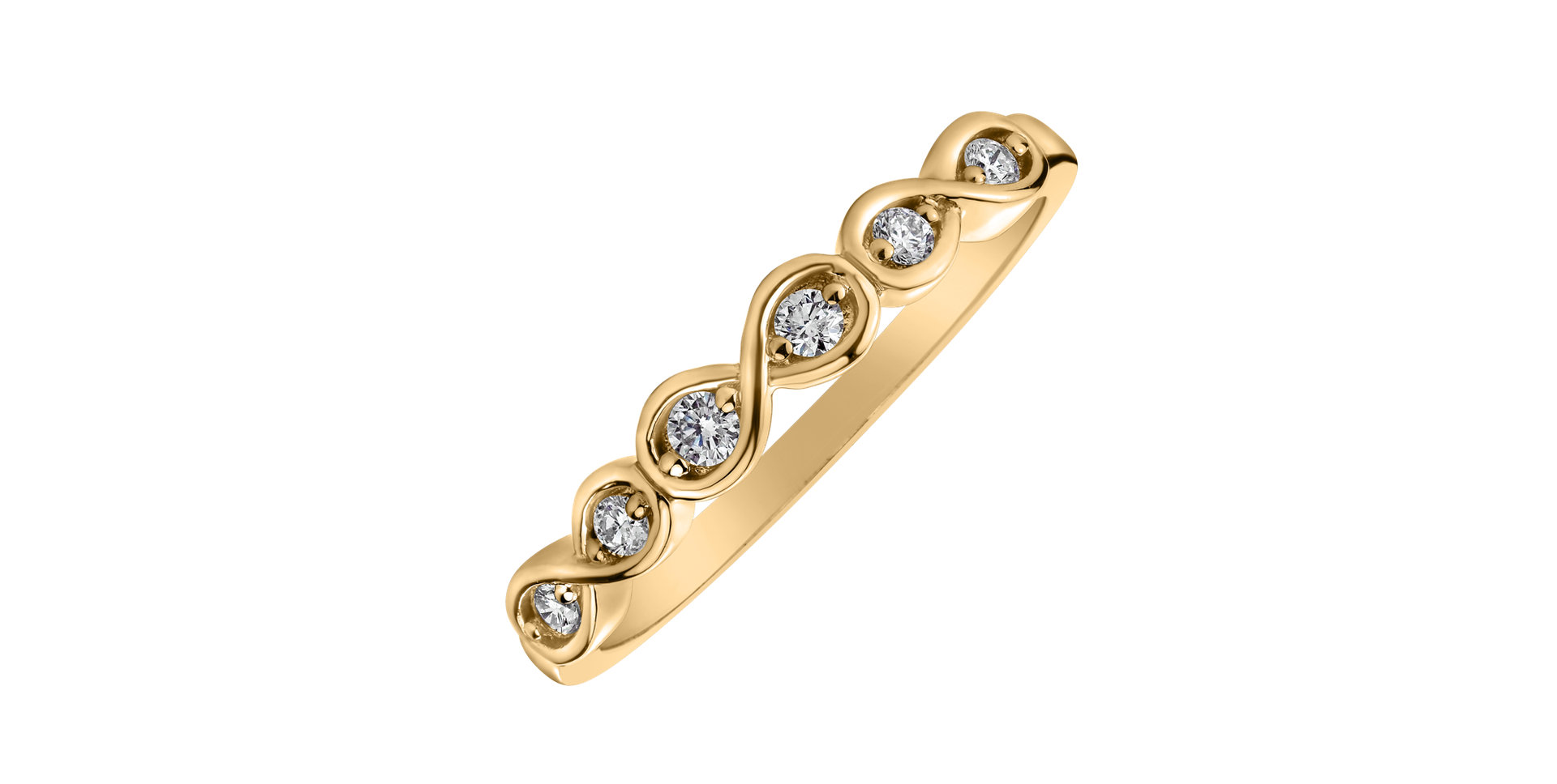 Prsteň s diamantmi Infinite Spark