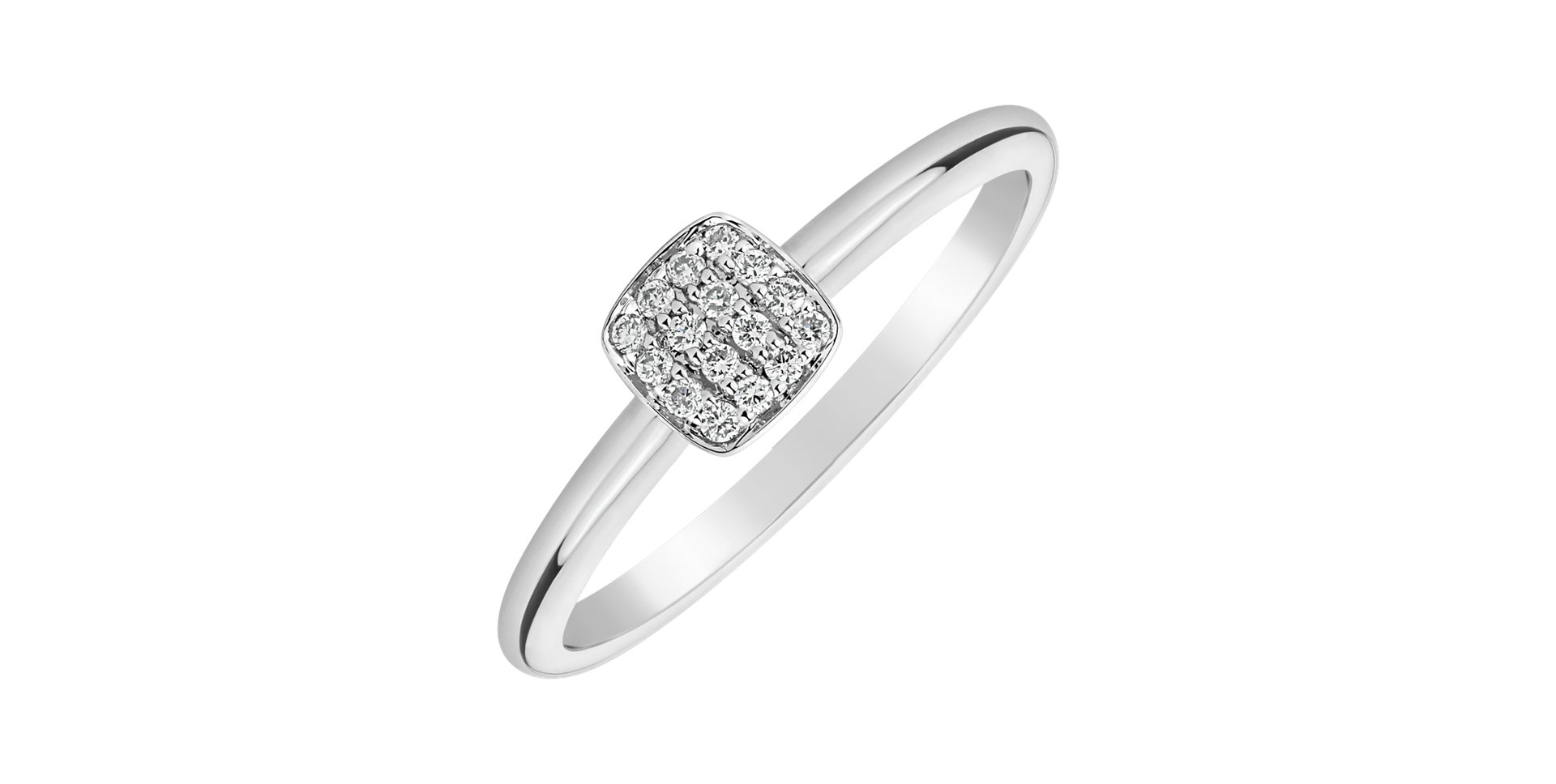 Prsteň s diamantmi Infinitely Minimalist