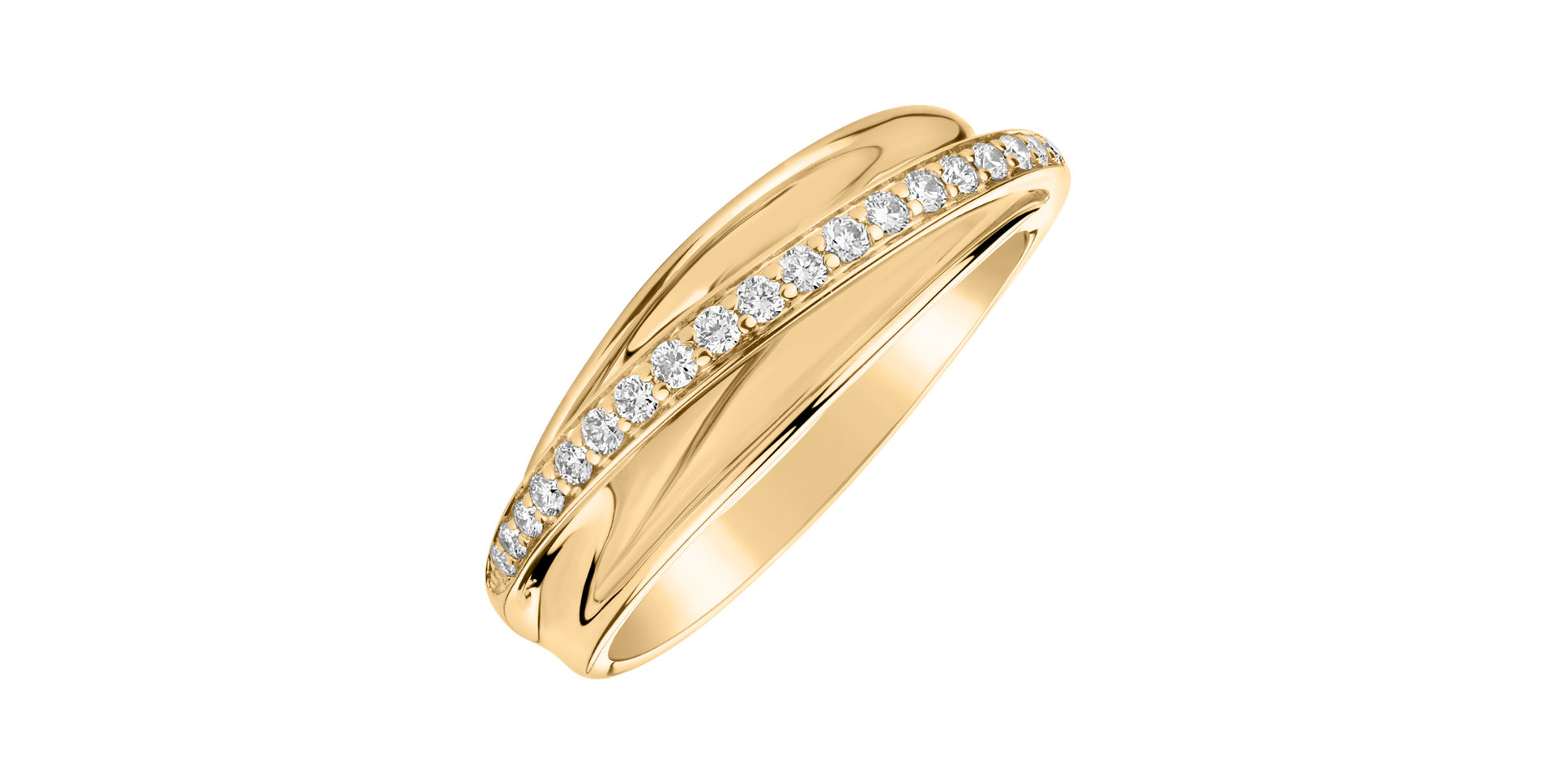 Prsteň s diamantmi Mysterious Flash