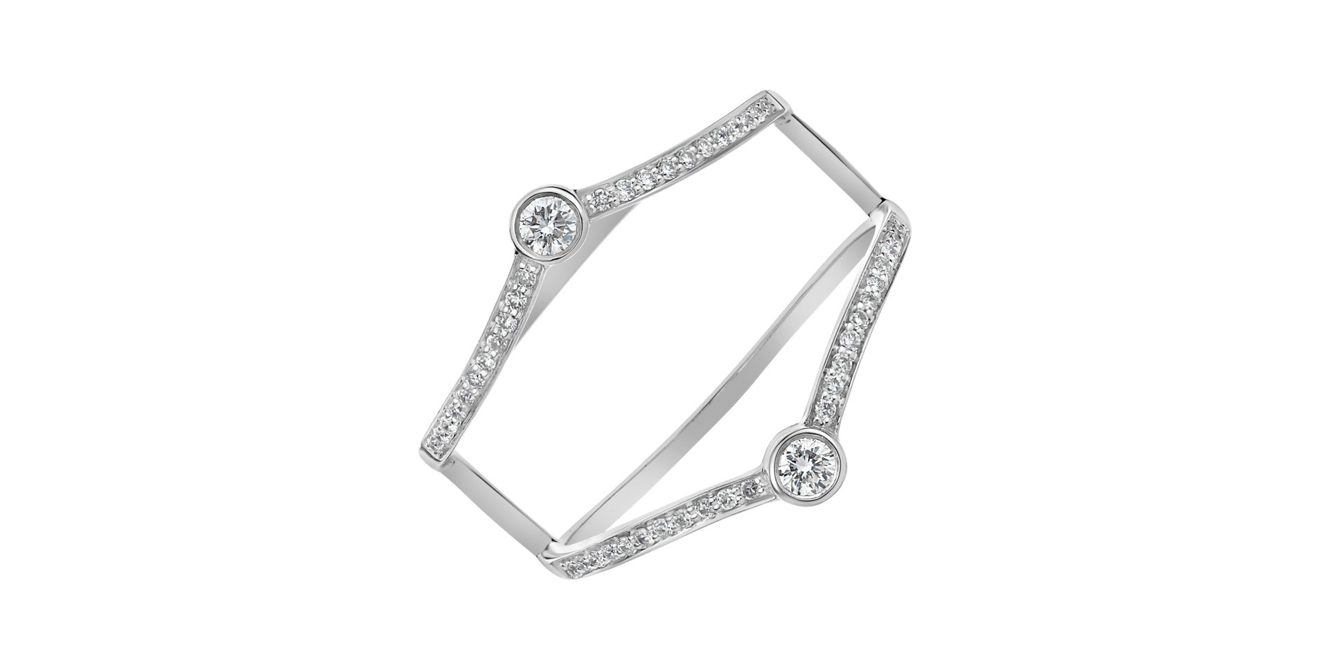 Prsteň s diamantmi Vibrant Devotion