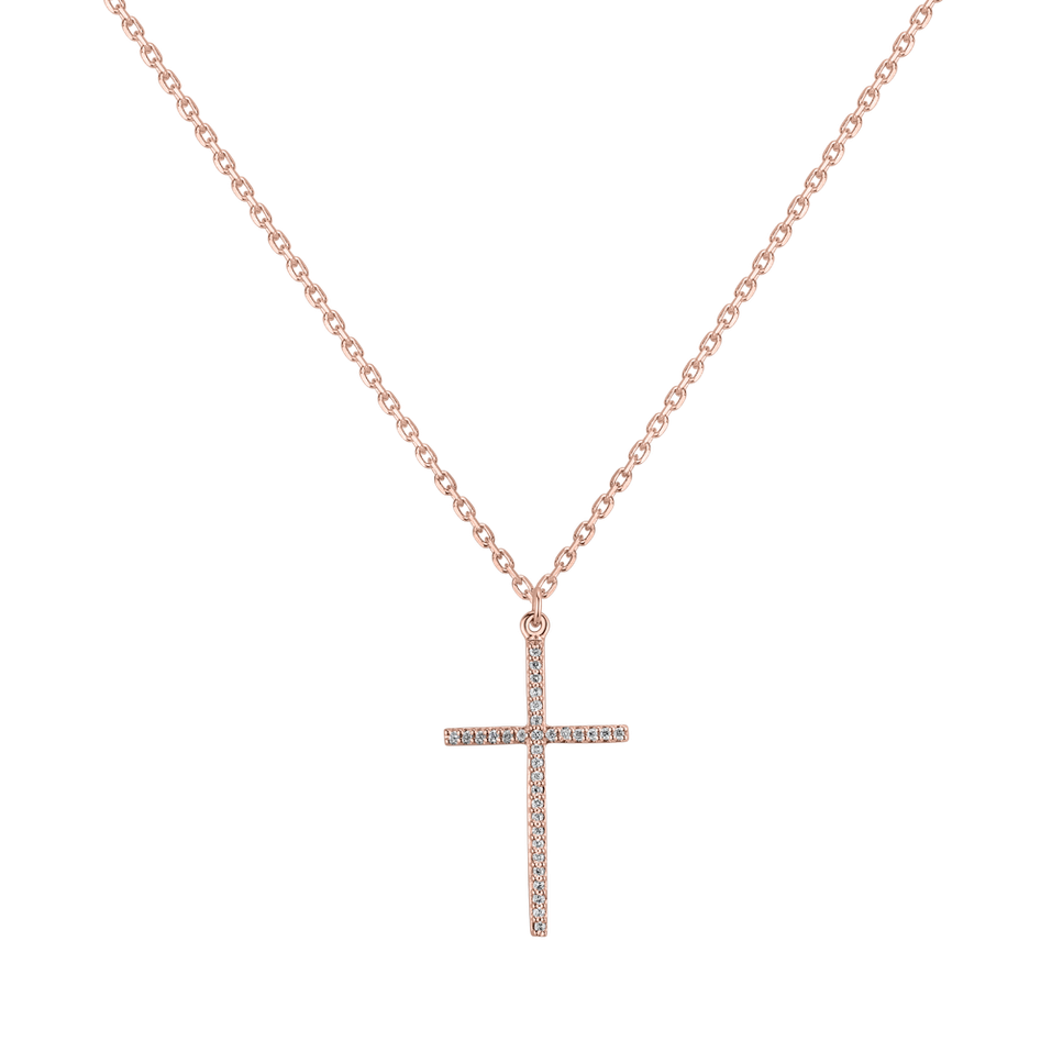 Náhrdelník s diamantmi Nobility Cross