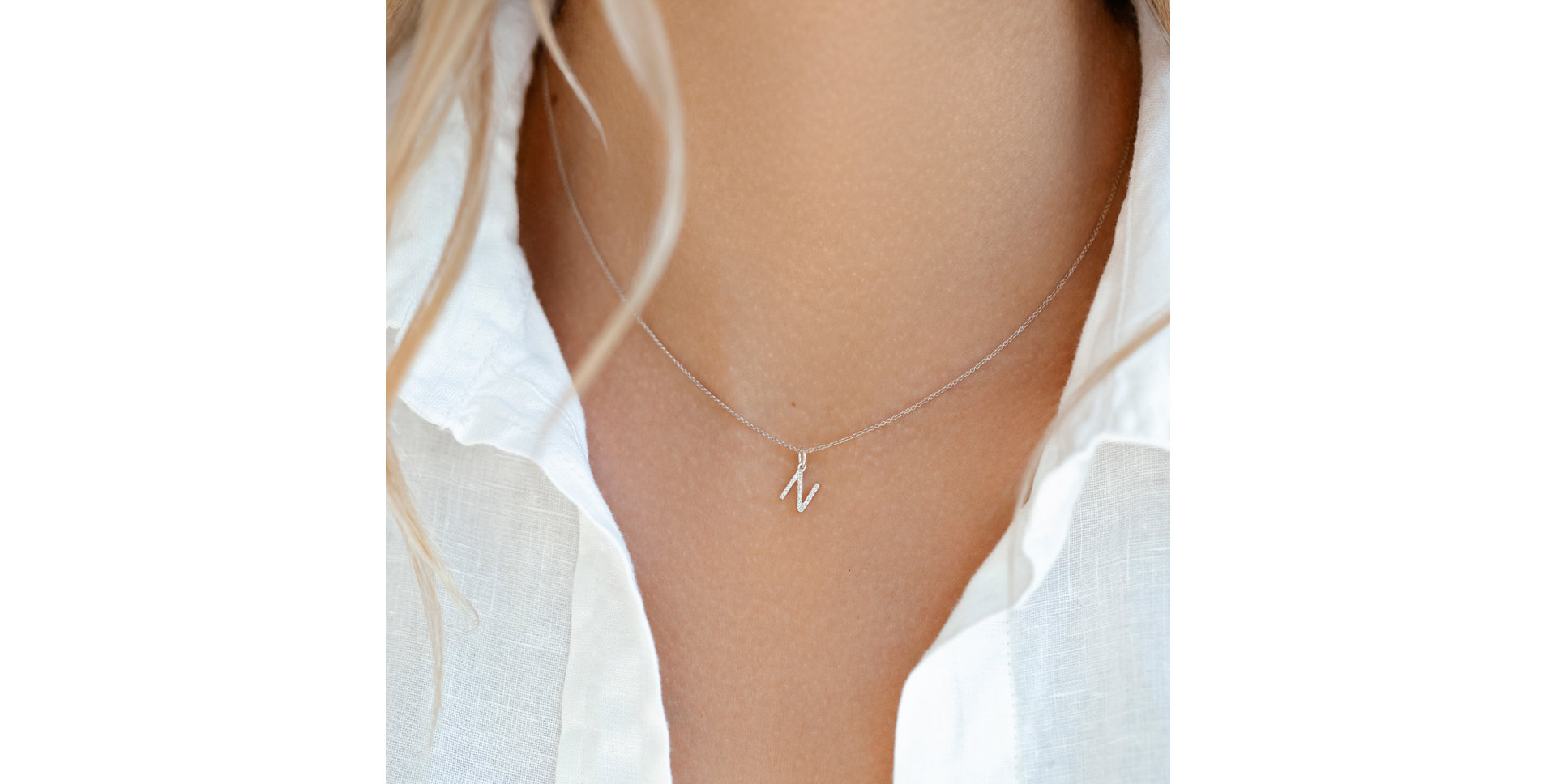 Prívesok s diamantmi Line Glitter T