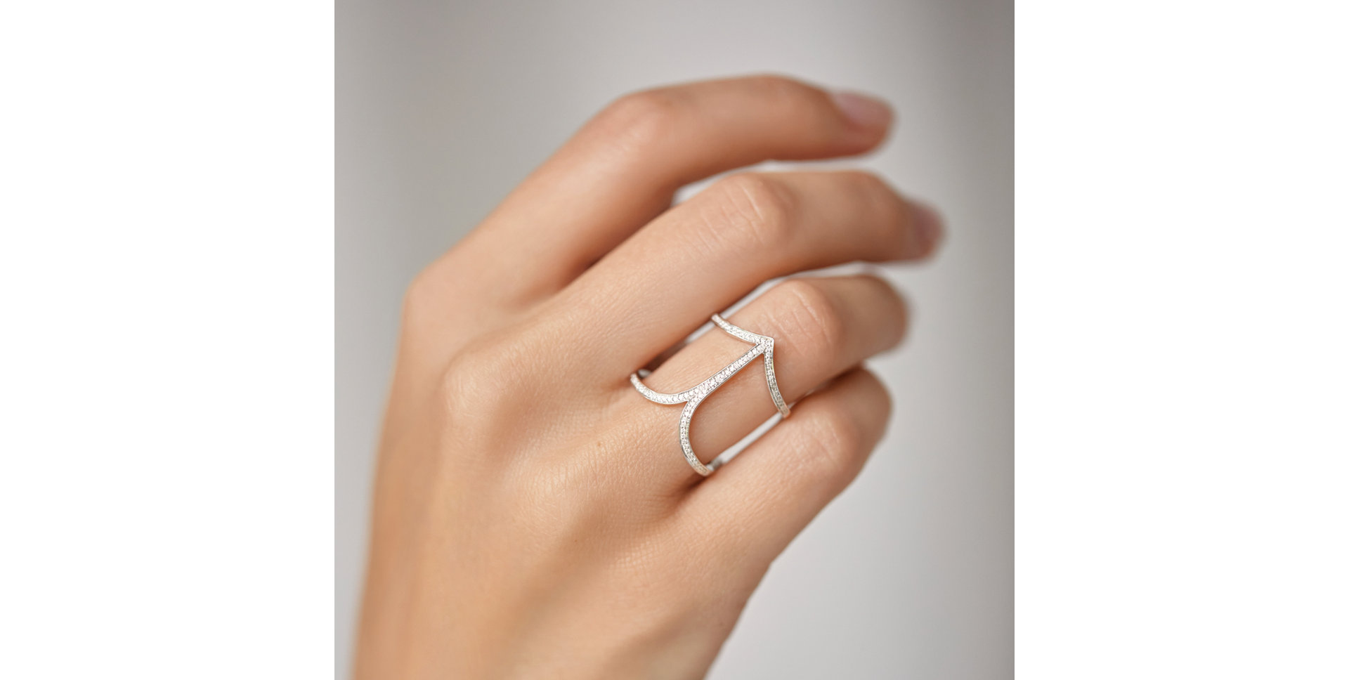 Prsteň s diamantmi Luxy Way