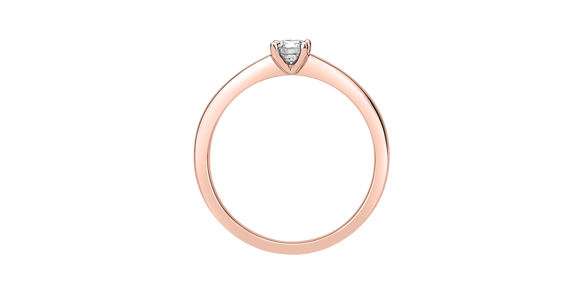 Prsteň s diamantom Spark of Love