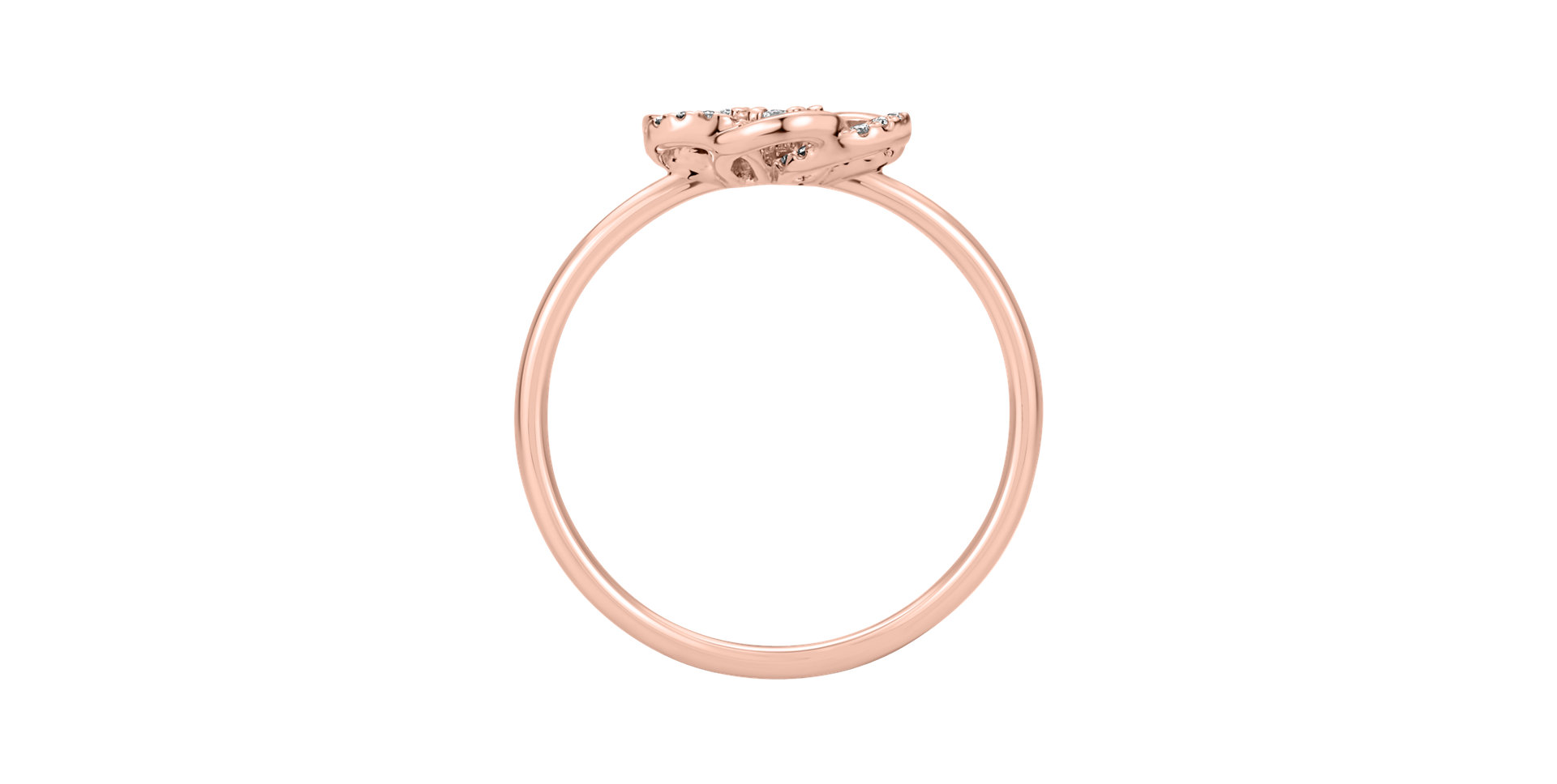 Prsteň s diamantmi Flower