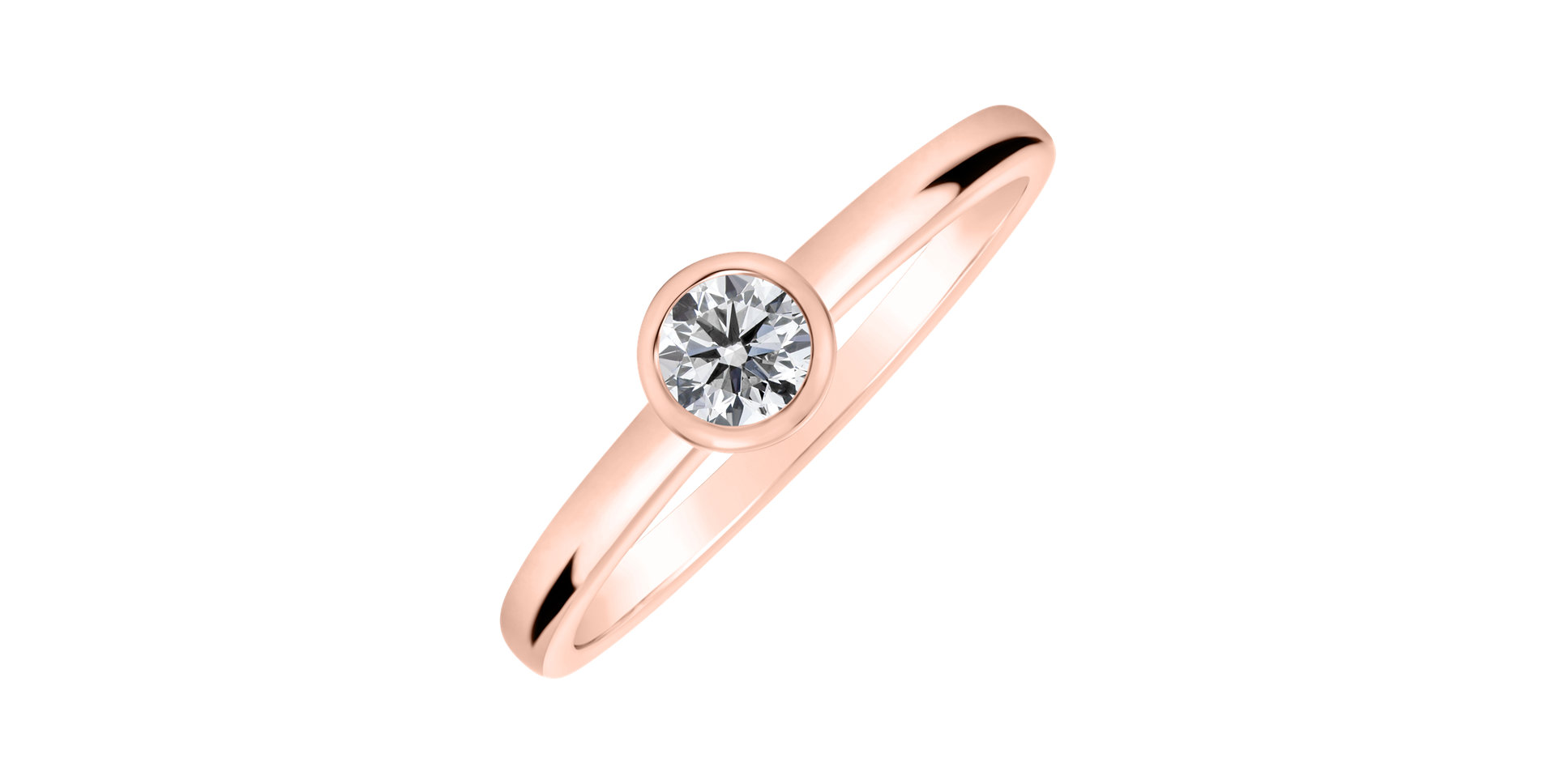 Prsteň s diamantom Seductive Glow