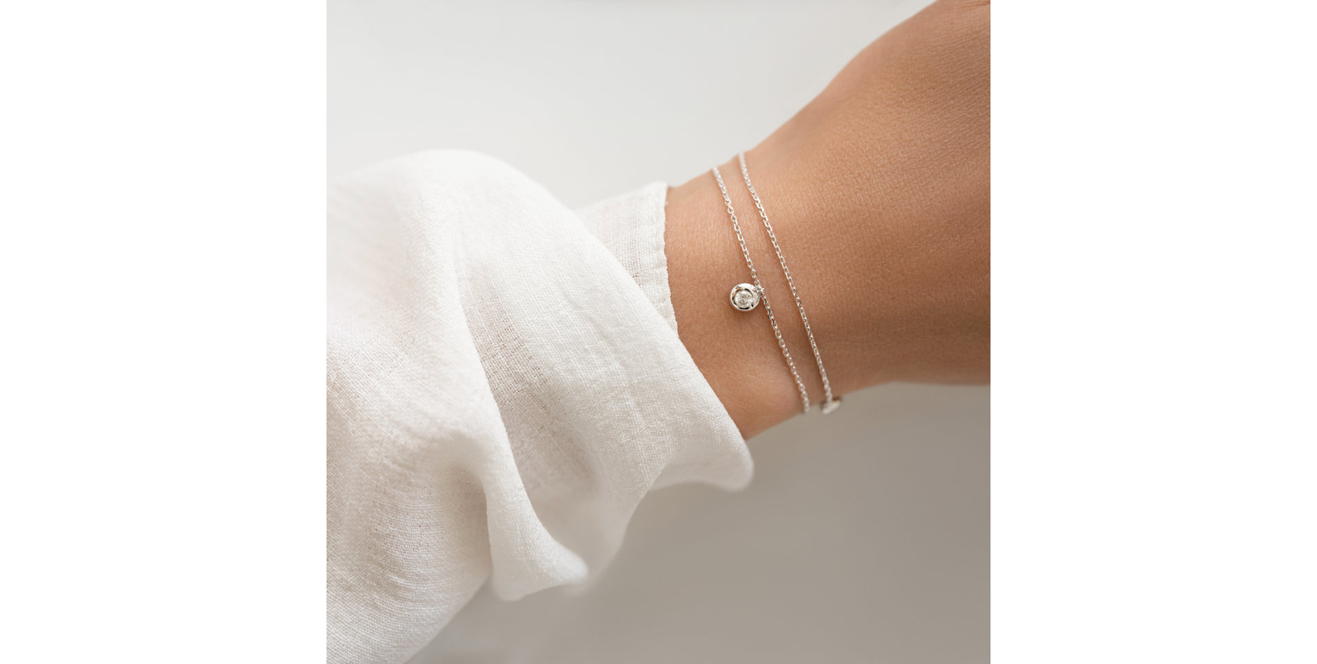 Náramok s diamantmi Dots