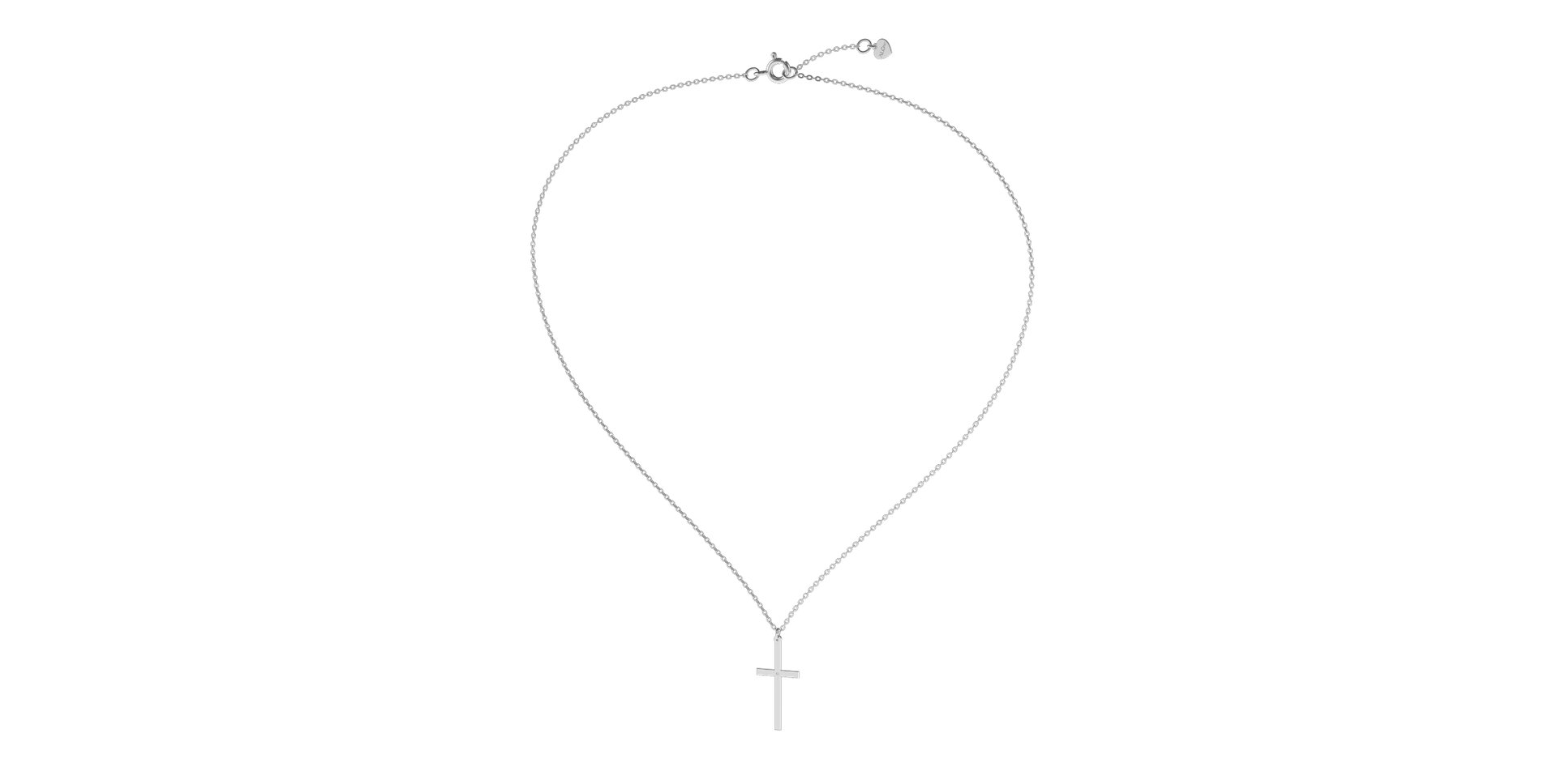 Náhrdelník s diamantom Cross